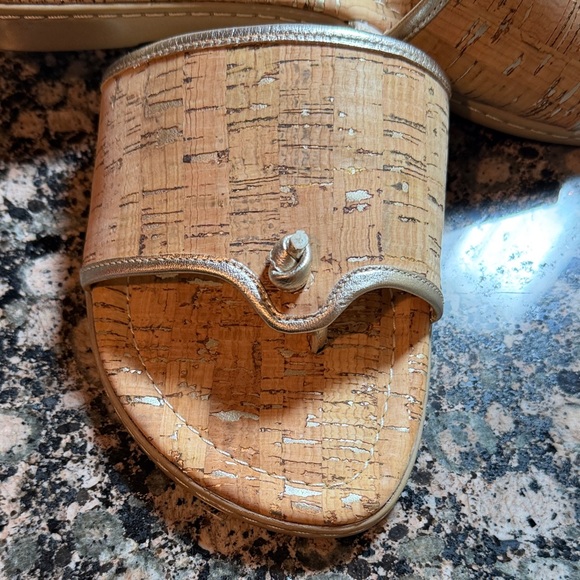 Donald J. Pliner Cork Footbed Sandals 9.5M - Picture 5 of 6